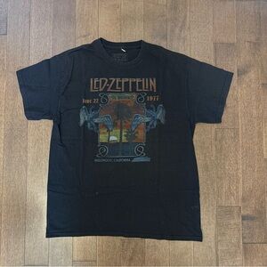Led Zeppelin Black Graphic T-Shirt